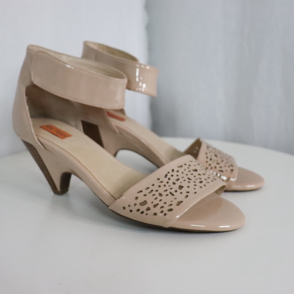 MIZ MOOZ Wynn Nude Faux Patent Leather Sandals - Picture 2 of 16